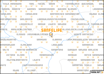 map of San Felipe