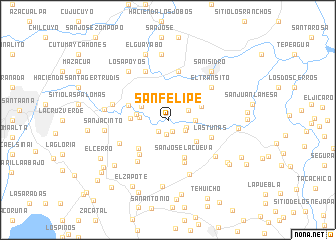 map of San Felipe