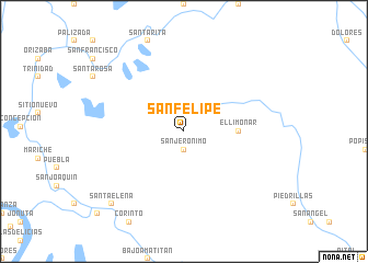 map of San Felipe