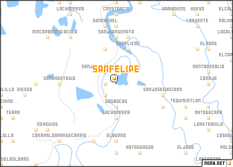 map of San Felipe