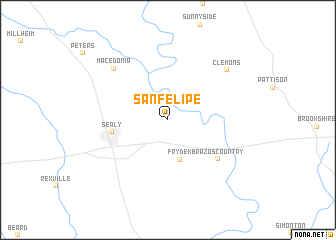 map of San Felipe