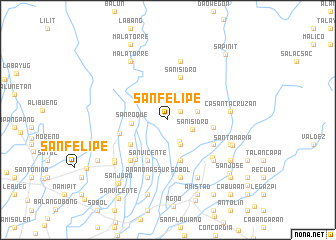 map of San Felipe