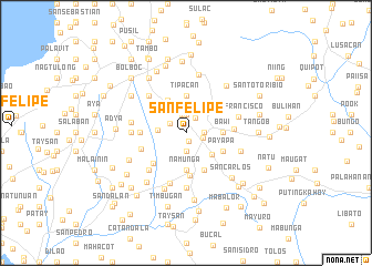 map of San Felipe