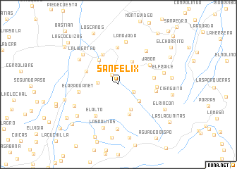 map of San Felix