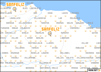 map of San Feliz