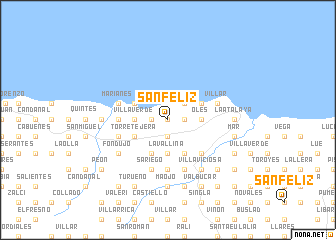 map of San Feliz