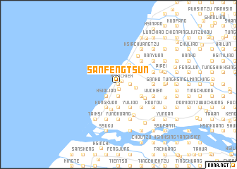 map of San-feng-ts\