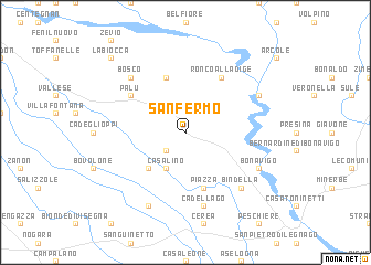 map of San Fermo