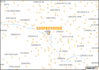 map of San Fernando