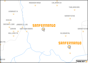 map of San Fernando