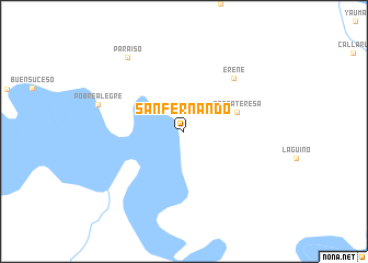 map of San Fernando