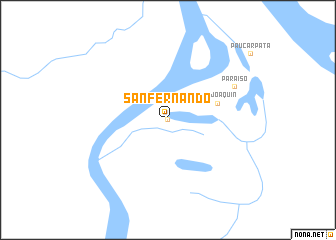 map of San Fernando