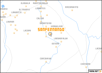 map of San Fernando