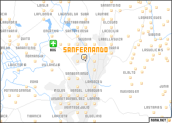 map of San Fernando