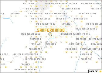 map of San Fernando