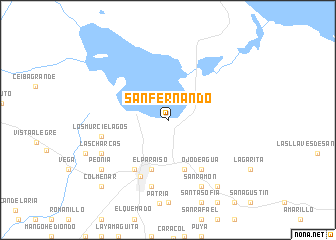 map of San Fernando