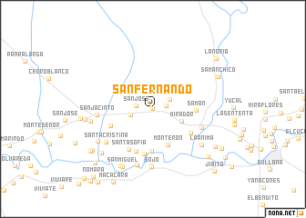 map of San Fernando