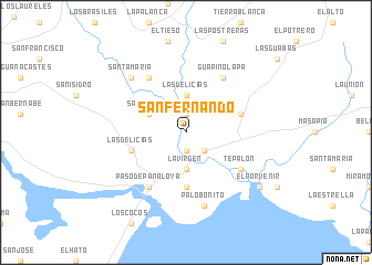 map of San Fernando