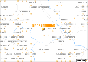 map of San Fernando