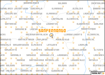 map of San Fernando