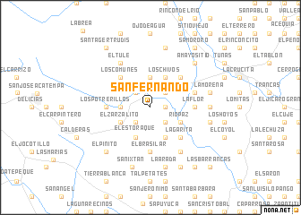 map of San Fernando