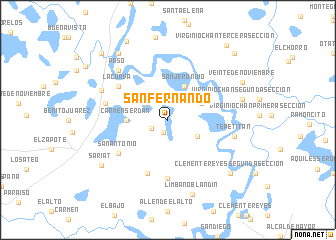 map of San Fernando