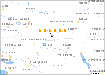 map of San Fernando