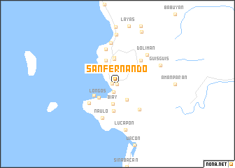 map of San Fernando