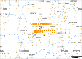 map of San Fernando