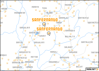 map of San Fernando