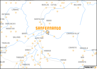 map of San Fernando