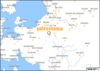 map of San Fernando