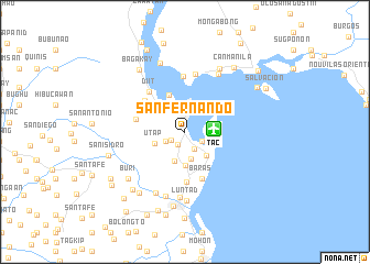 map of San Fernando