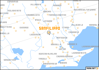 map of San Filippo