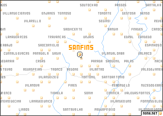 map of Sanfins