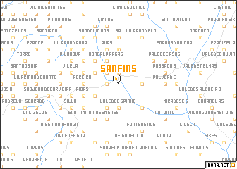 map of Sanfins