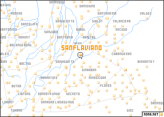 map of San Flaviano