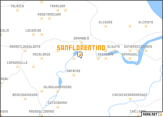 map of San Florentino