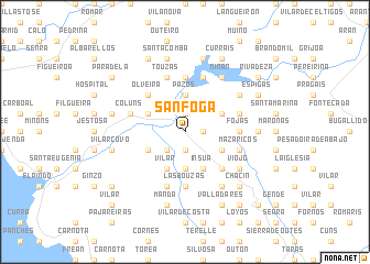 map of Sanfoga