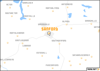 map of Sanford