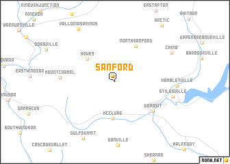 map of Sanford