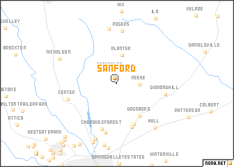 map of Sanford