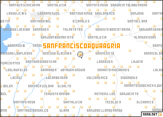 map of San Francisco Aqua Agria