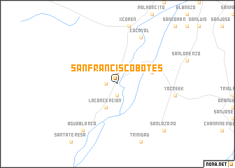 map of San Francisco Botes