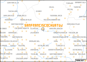 map of San Francisco Chuatuj