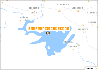 map of San Francisco de Cara