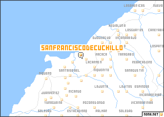 map of San Francisco de Cuchillo