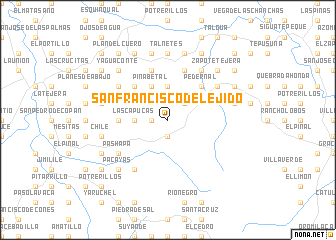 map of San Francisco del Ejido