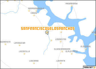 map of San Francisco de los Panchos