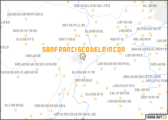 map of San Francisco del Rincón